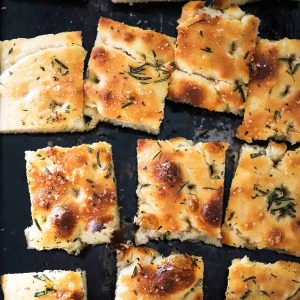 Rosemary Focaccia Squares